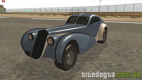 Truffade Z-Type do GTA V para GTA San Andreas